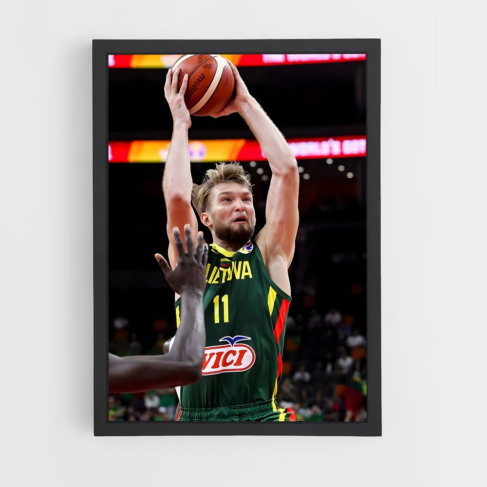 Poster Le Tir du Champion – affiche Basketball (vue 2)